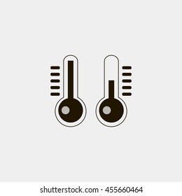 Thermometer icon vector illustration  isolated on white background