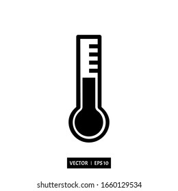 thermometer icon vector illustration logo template for many purpose. Isolated on white background.