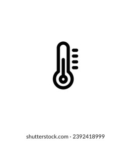 Thermometer icon vector illustration. outline icon for web, ui, and mobile apps