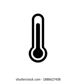 Thermometer icon , vector illustration ,thermometer red ,simple design , perfect for all project.