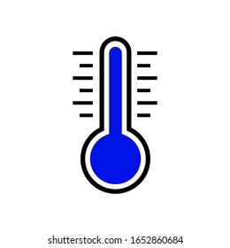 Thermometer icon vector illustration template