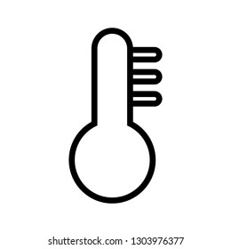 thermometer icon. vector line icons design