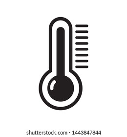 thermometer icon vector, sign, symbol