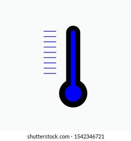 Thermometer Icon - Vector Sign and Symbol for Design, Presentation, Website or Apps Elements.