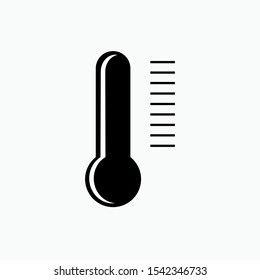 Thermometer Icon - Vector Sign and Symbol for Design, Presentation, Website or Apps Elements.