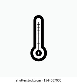 Thermometer Icon - Vector Sign and Symbol for Design, Presentation, Website or Apps Elements.