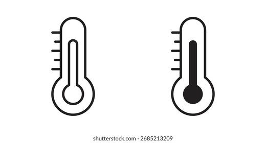 Thermometer icon vector sign symbol