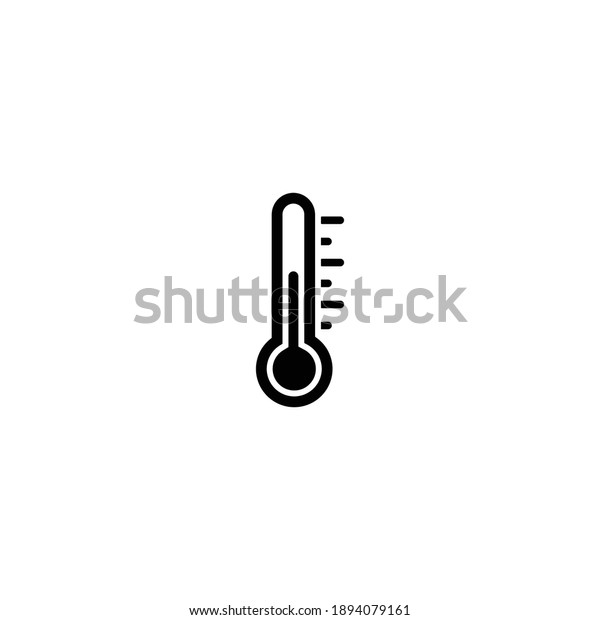 thermometer icon vector sign\
symbol