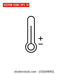thermometer icon vector simple design