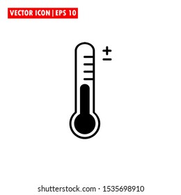 thermometer icon vector simple design