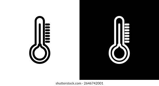 Thermometer icon vector simple element illustration editable
