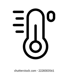 Thermometer Icon Vector Symbol Design Illustration