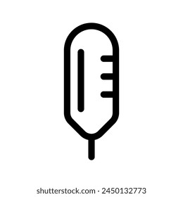 Thermometer Icon Vector Symbol Design Illustration