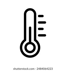 Thermometer Icon Vector Symbol Design Illustration