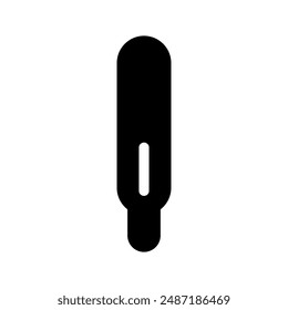 Ilustración de diseño de símbolo de Vector de icono de termómetro