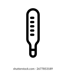Ilustração de design de símbolo de vetor de ícone de termômetro
