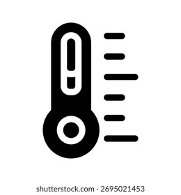 Thermometer Icon Vector Symbol Design Illustration