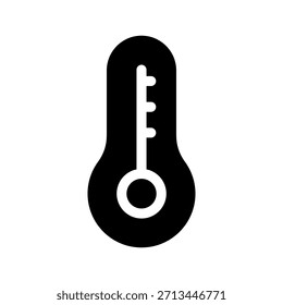 Thermometer Icon Vector Symbol Design Illustration