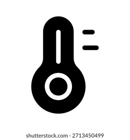 Icono de termómetro Ilustración de diseño de símbolo de Vector