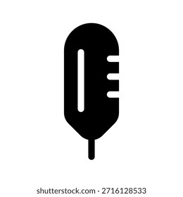 Icono de termómetro Ilustración de diseño de símbolo de Vector