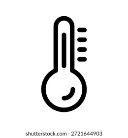 Ilustração de design de símbolo de vetor de ícone de termômetro