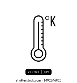 Thermometer Icon Vector - Symbol / Sign Design