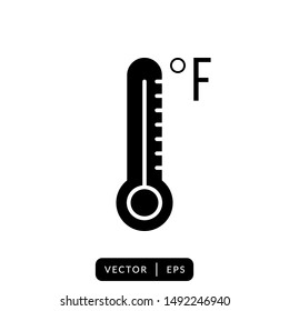 Thermometer Icon Vector - Symbol / Sign Design
