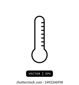 Thermometer Icon Vector - Symbol / Sign Design