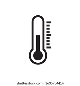 Thermometer icon vector. Temperature icon symbol illustration