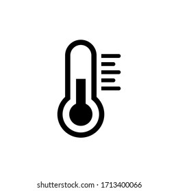 Thermometer icon vector. Temperature icon symbol