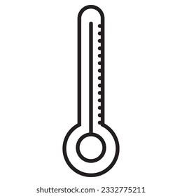 diseño del logotipo de la ilustración de la plantilla del vector del icono del termómetro