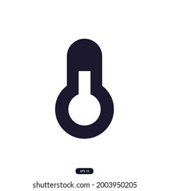 thermometer Icons. Weather Forecast Icons. Icon Design with elements for the sun, rain, clouds, wind, rainbow, moon, Temperature, Storm, Cloud, Thunderstorm, and Wind. vector eps 10