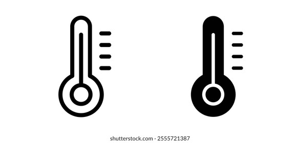 Thermometer icons for web ui designs