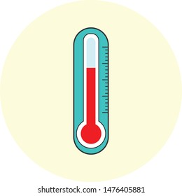 Thermometer icon.temperature measurement .vector illustration