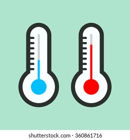 thermometer icon.vector illustration.