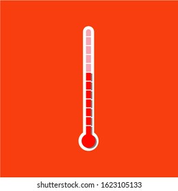 Thermometer illustration celsius fahrenheit thermometers measuring. Hot temperature icon set flat style thermometer outdoor. Celsius fahrenheit thermometers outdoor. Thermometer outdoor logo.