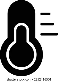 ilustración termómetro con estilo plano