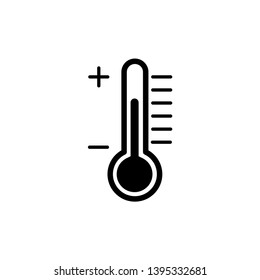 thermometer illustration icon logo design template