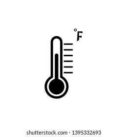 thermometer illustration icon logo design template