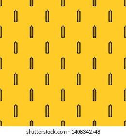 Thermometer indicates low temperature pattern seamless vector repeat geometric yellow for any design