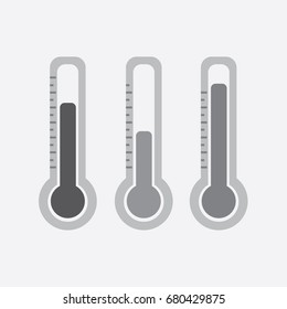 thermometer. Instruments showing pressure temperature with scale