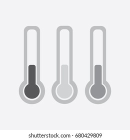 thermometer. Instruments showing the temperature