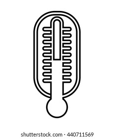 thermometer  isolated icon design