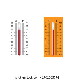 thermometer isolated on white background