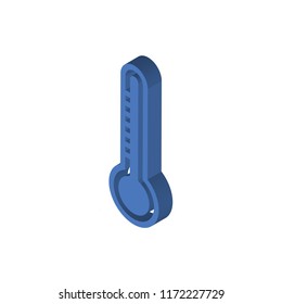 Thermometer isometric left top view 3D icon