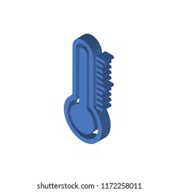 Thermometer isometric left top view 3D icon
