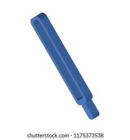 Thermometer isometric left top view 3D icon