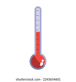thermometer laboratory tool isolated icon