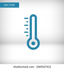 thermometer leaf icon