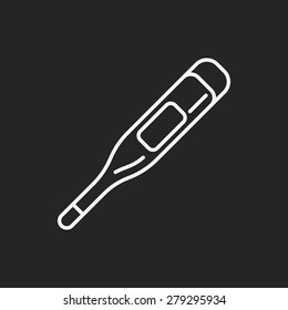 Thermometer line icon